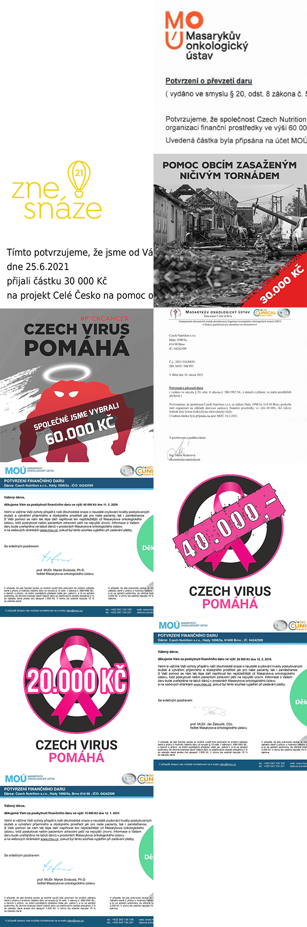Czech Virus pomáhá