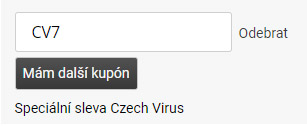 Speciální sleva Czech Virus
