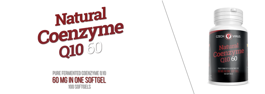 Czech Virus Natural Coenzyme Q10 50 - 100 kapslí - NV - Nejlevnější Výživa