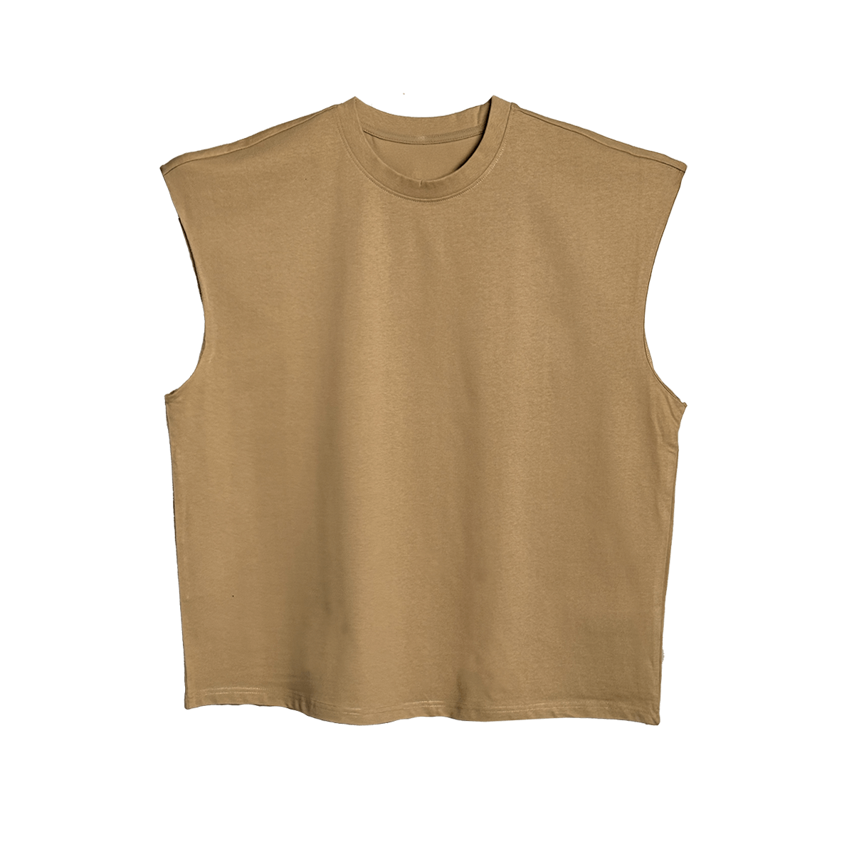 Béžové oversized tílko Czech Virus