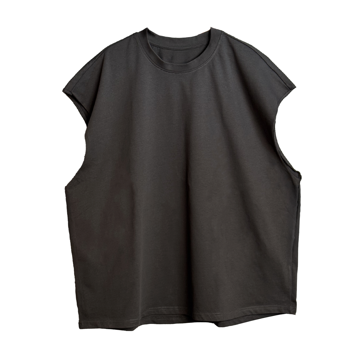 Šedé oversized tílko Czech Virus