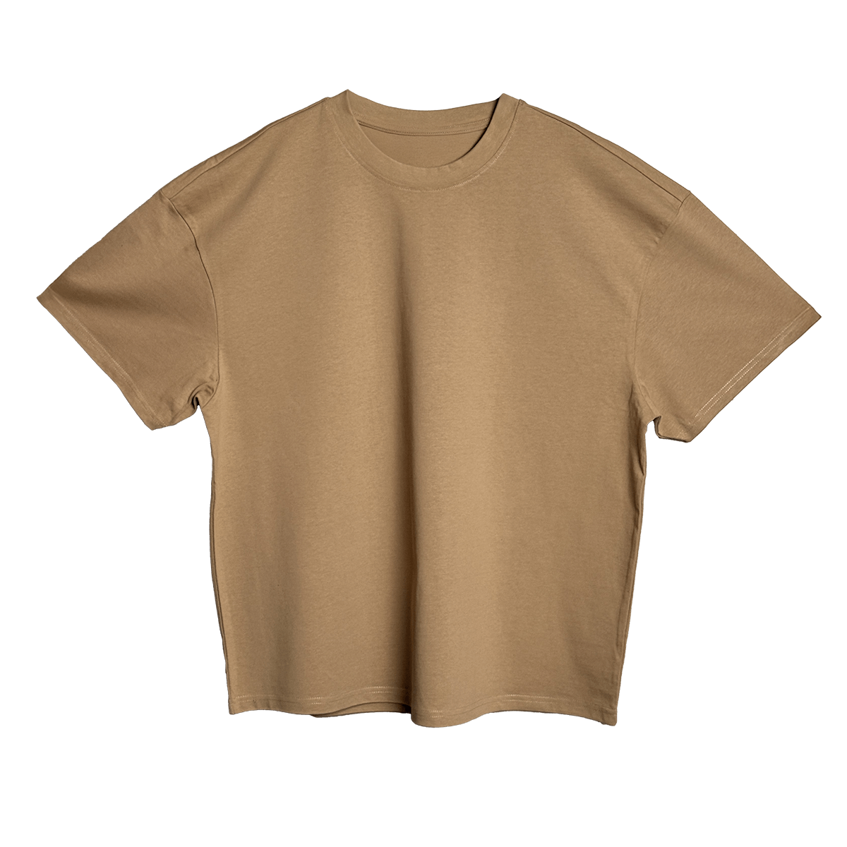 Béžové oversized triko Czech Virus