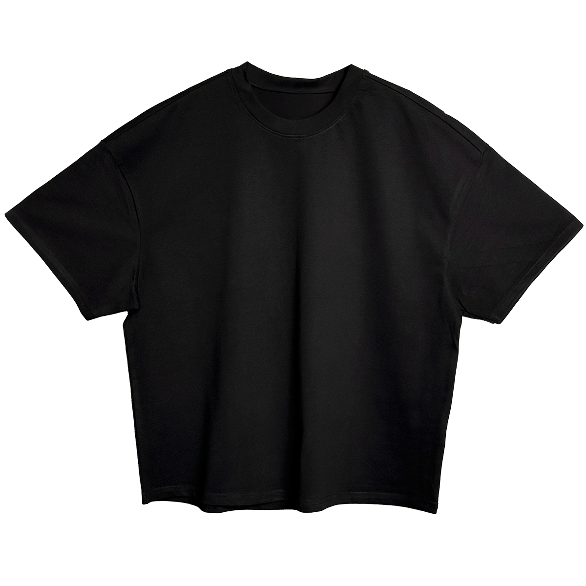 Černé oversized triko Czech Virus