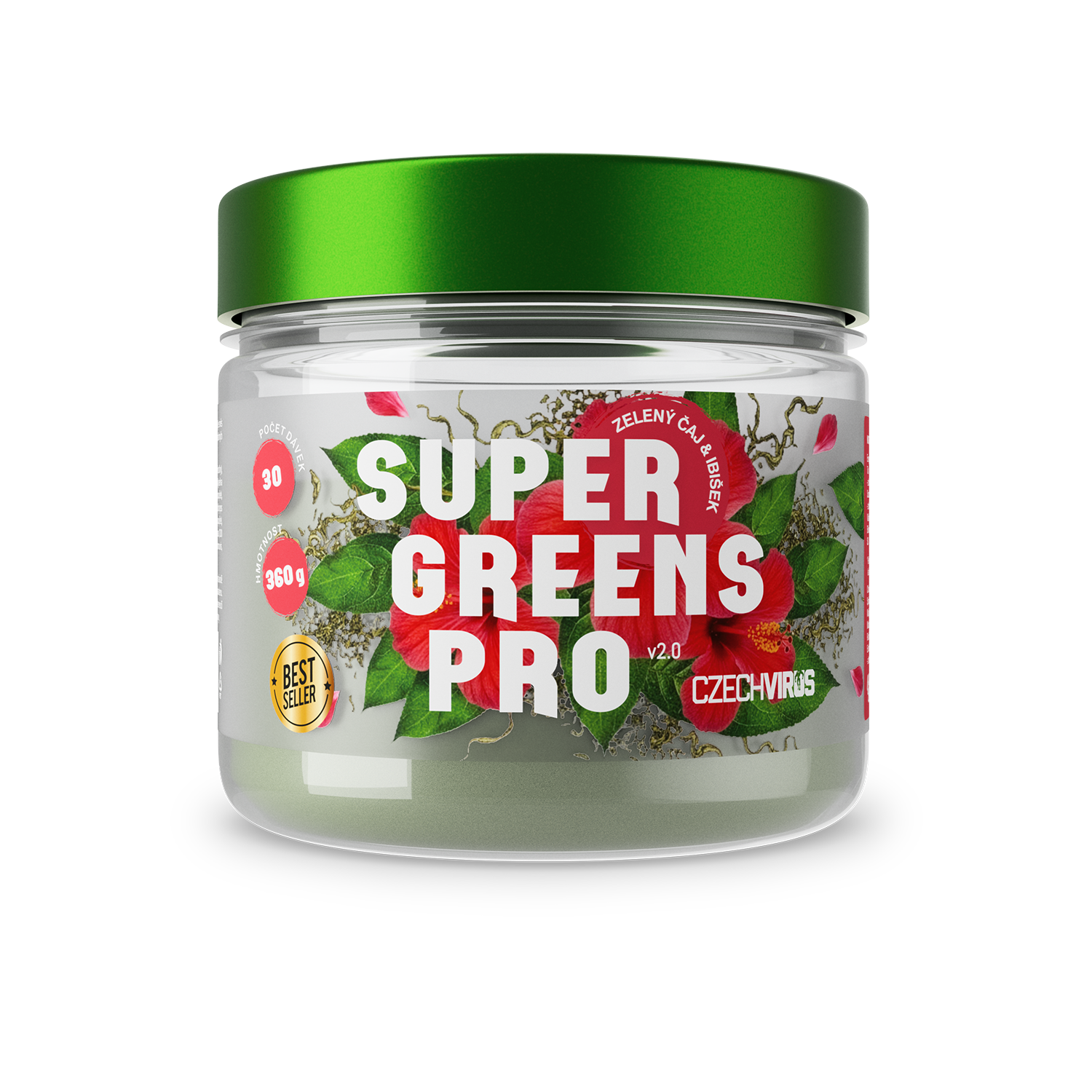 Super Greens - Zelený čaj & Ibišek