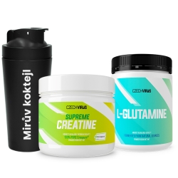 Akční balíček Creatine + Glutamine + Shaker ZDARMA Akční balíček Creatine + Glutamine + Shaker ZDARMA